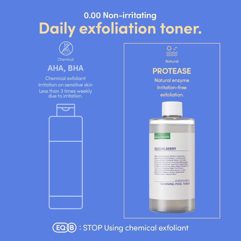 EQQUALBERRY Swimming Pool Daily Facial Toner 155ml