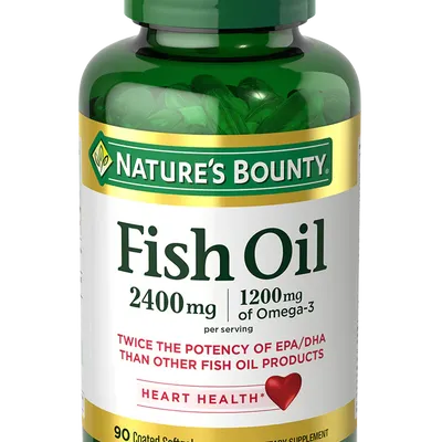 Nature's Bounty Odorless Fish Oil 2400mg 90 Softgels