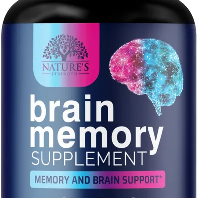 Nature's Strength Brain Memory Supplement Memory And Brain Support 60 Capsules