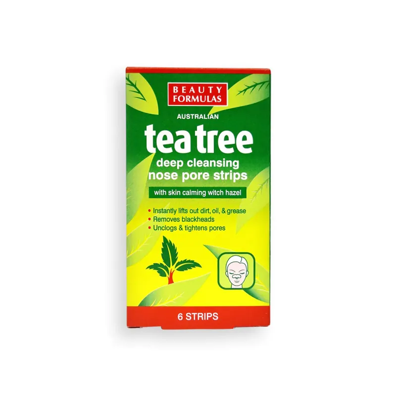 Beauty Formula Tea Tree Nose Pore Strip (6 Pcs)