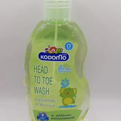 Kodomo Head to Toe Wash mild Original for 0+ Kids 200ml