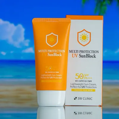 3W Clinic Multi Protection UV Sun Block SPF 50+/PA+++ (70ml)