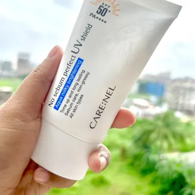 CARE:NEL No Sebum Perfect UV Shield SPF50+ PA++++