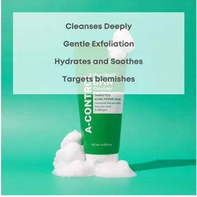 Nineless A-Control Heartleaf & BHA Foam Cleanser 120ml