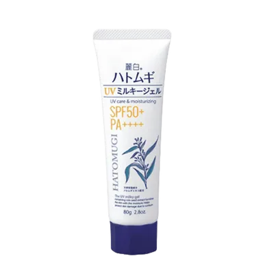 Reihaku Hatomugi The UV Milky Gel UV Care & Moisturizing SPF50+ PA++++ 80g