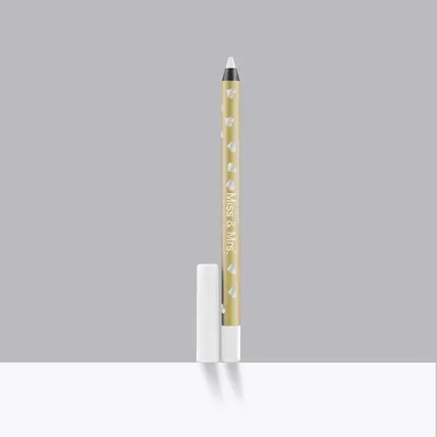 Miss & Mrs Slide Waterproof Pencil 14 White