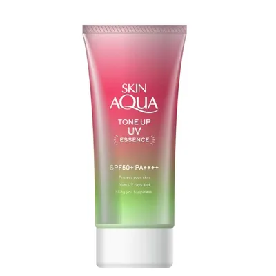 SKIN AQUA Tone Up UV Essence Sunscreen Rose 80g