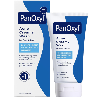 PanOxyl Acne Creamy Wash with 4% Benzoyl Peroxide Daily Control 170gm
