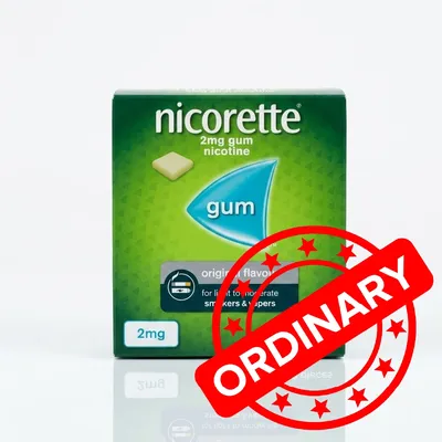 Nicorette Original flavour 2mg Nicotine Gum For heavy Smokers & Vapers 210pcs