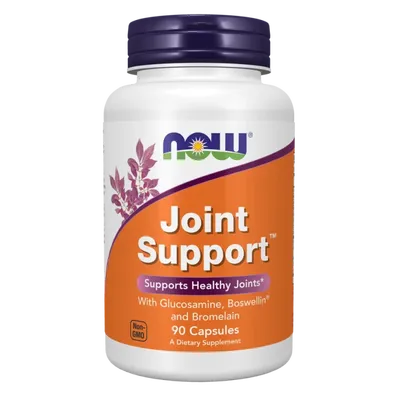 Now Joint Support With Glucosamine, Boswellin and Bromelain 90 Capsules