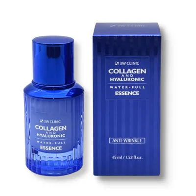 3W Clinic Collagen and Hyaluronic Water Full Anti Wrinkle Essence 45ml