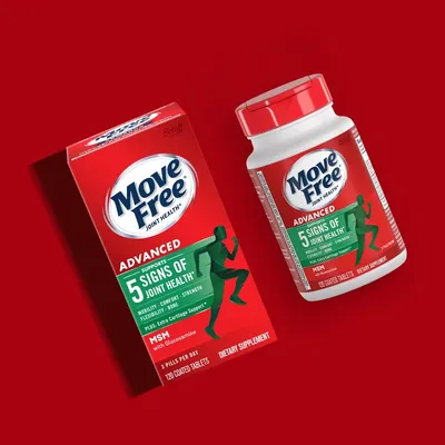 Move Free Advanced Joint Support, Glucosamine, Chondroitin + MSM - 120 Coated Tablets