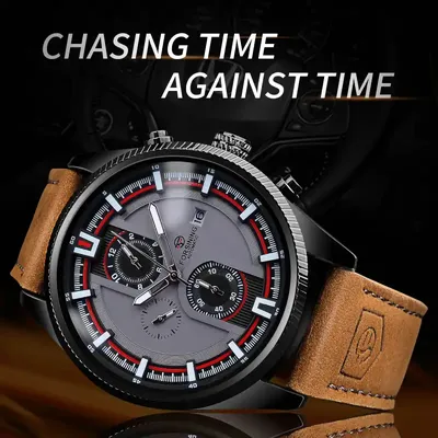 Genuine Leather Automatic Mechanical Watch 