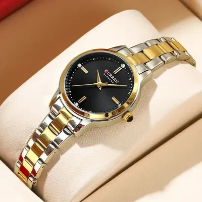 Stainless Steel Quartz Elegant Woman Wristwatch