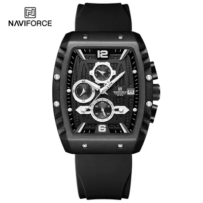 NAVIFORCE Luxury Chronograph Rubber Quartz 