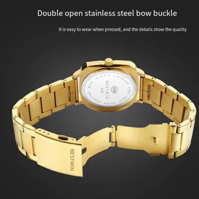  BESTWIN Men's Business Stainless Steel  Watches