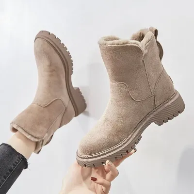 Women Boots With Side Zipper 