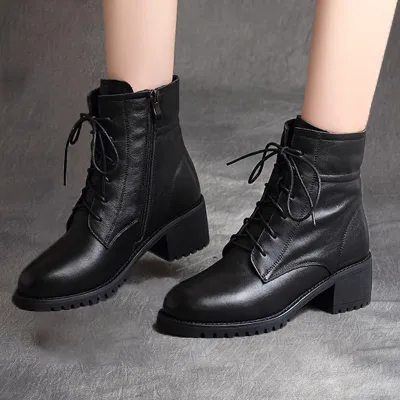 Women's Lace-up Ankle Boots