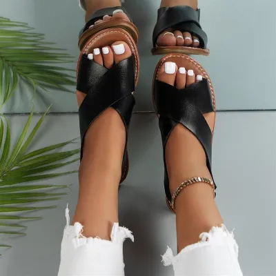  High Quality Flat Sandals 