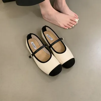 Women's Flat Round Single Shoe