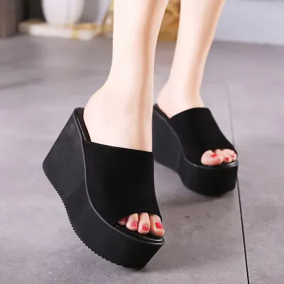 Women Platform Wedge Sandals 10cm