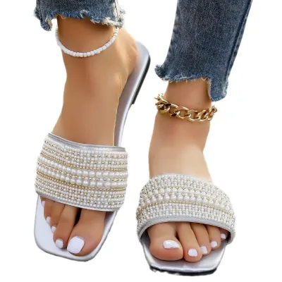 Women's Pearl Flat Slippers