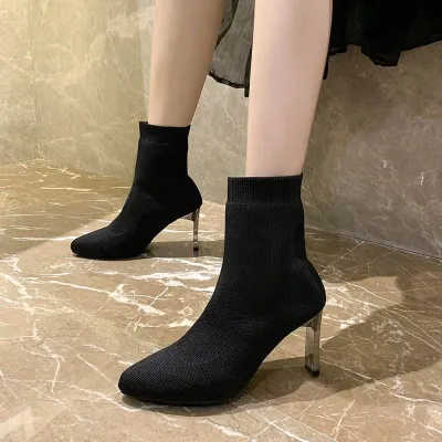 Solid Color Fashion Outdoor Ankle Boots