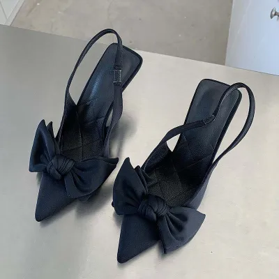  Toe Pumps Sweet Solid Thin Heel 