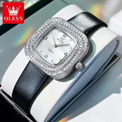 Genuine Leather Fashion Women Quartz Watch