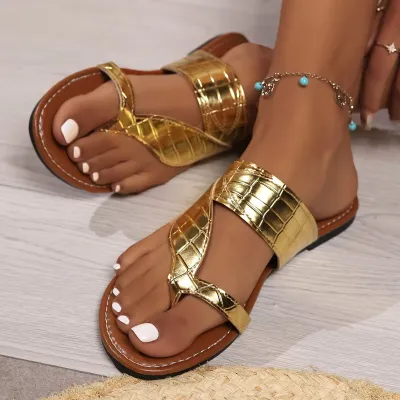 Flat Bottom Flip-Flop Beach Sandals