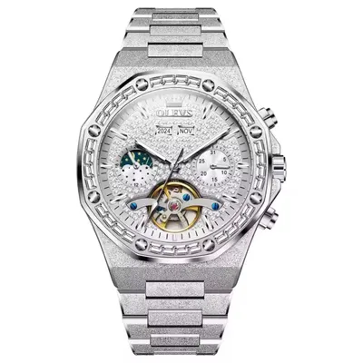 OLEVS Hollow Tourbillon Automatic Mechanical Luxury Watch