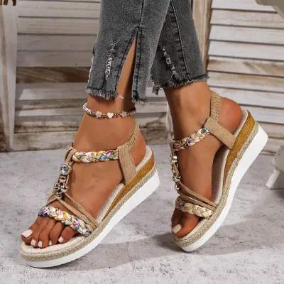 Elastic Strap Summer Beach Shoes