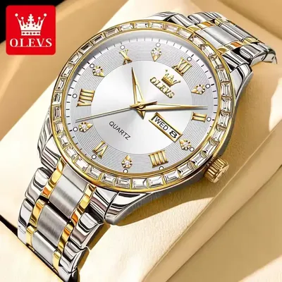 OLEVS Diamond Wristwatch l Watches for Men
