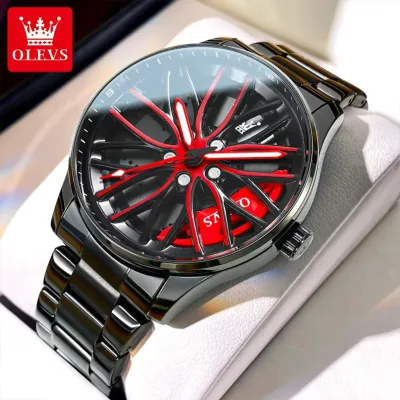 OLEVS Car Wheel Quartz Watches 