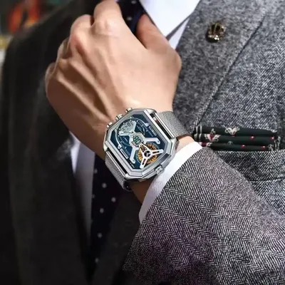 POEDAGAR Waterproof Chronograph Electronic Fashion Quartz