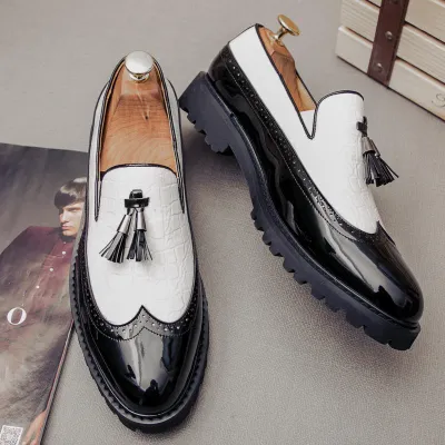 Mens Pointed Leather Shoes