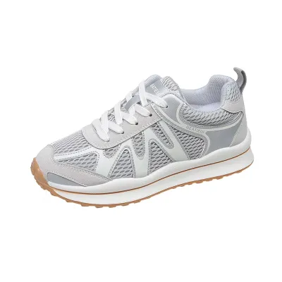 Mesh Panel Women's Retro Sneakers