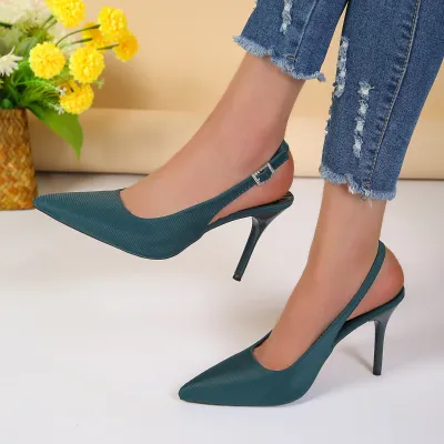 New Satin Women's High Heels