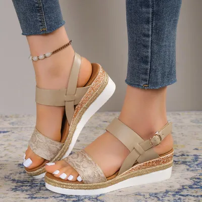  Summer Outdoor Platform Sandals