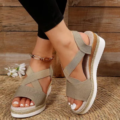 Women's Braided Wedge Sandal