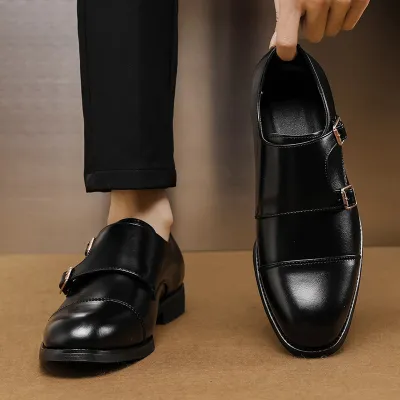 Men's British Style Leather Dress Shoes 