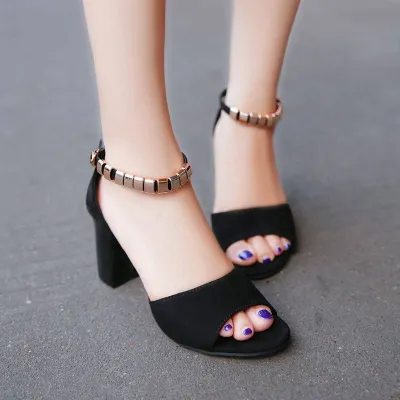 Fashion Versatile Ankle Strap Sandals