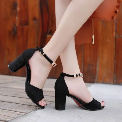 Fashion Versatile Ankle Strap Sandals