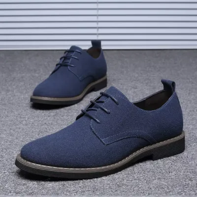 Mens Frosted Casual Round Toe Shoes 