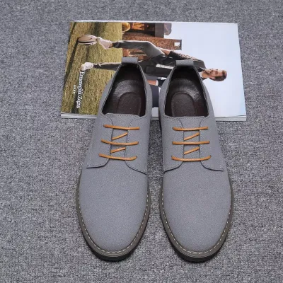 Mens Frosted Casual Round Toe Shoes 