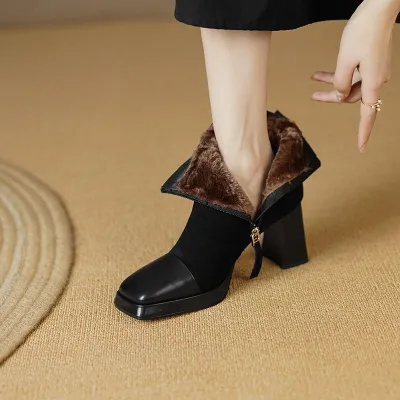 Fleece Thickened Outdoor Boots