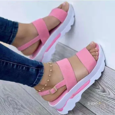 Thick Sole Wedge Sandals Women