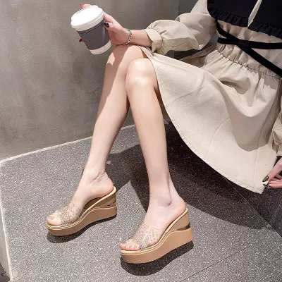 Women's Wedge Sandals Outdoor Pvc Shoes