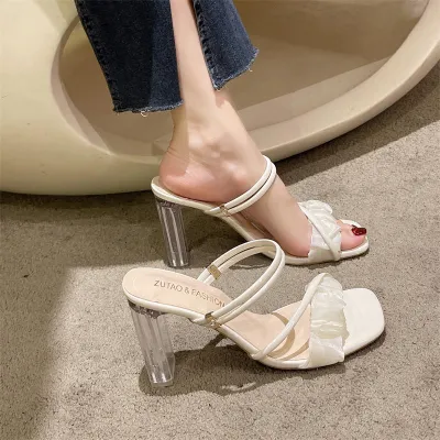 Female Heeled Sandals Open Toe