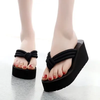 High-Heeled Platform for Slippers